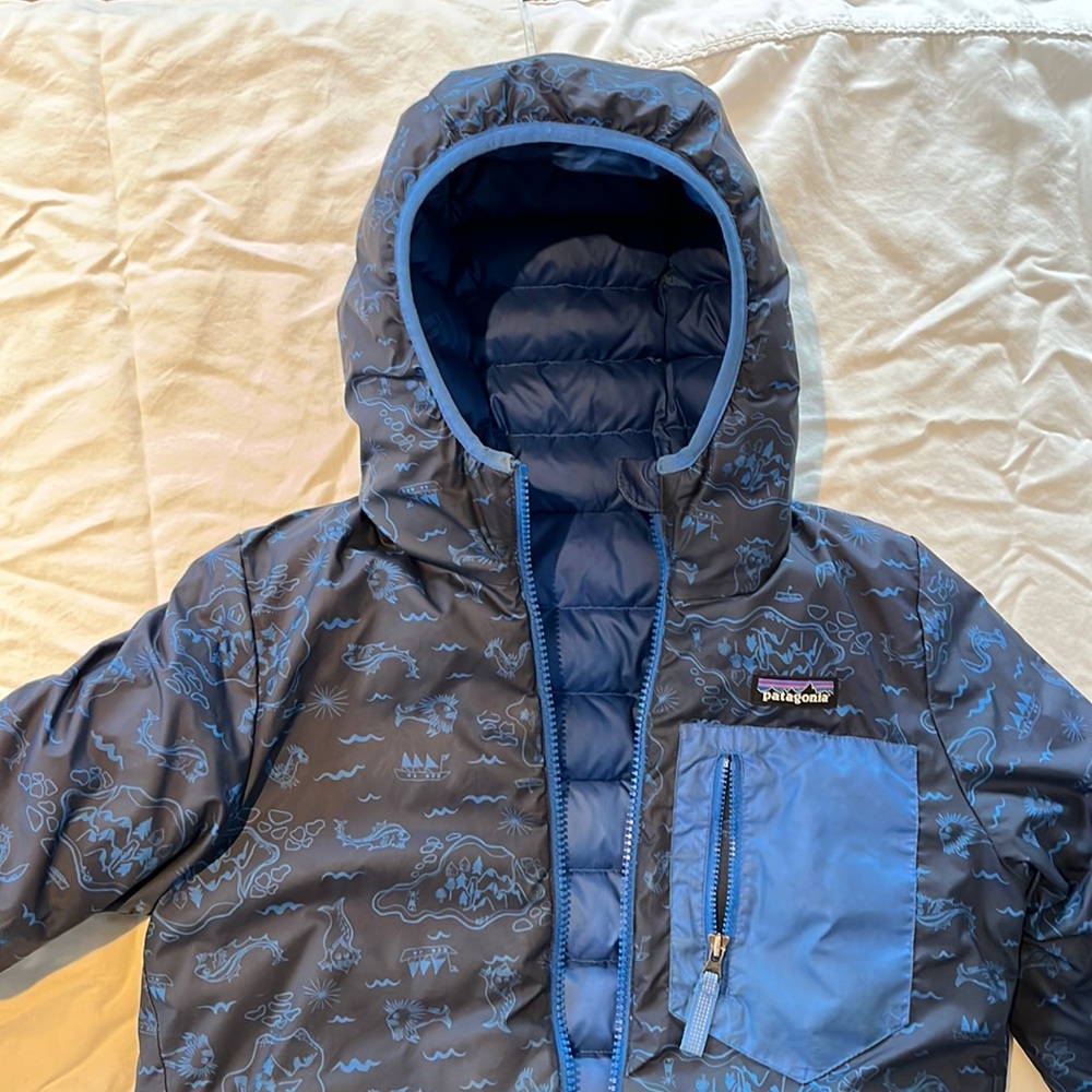 Patagonia Reversible Down Sweater Hoodie - SM (7-8)
